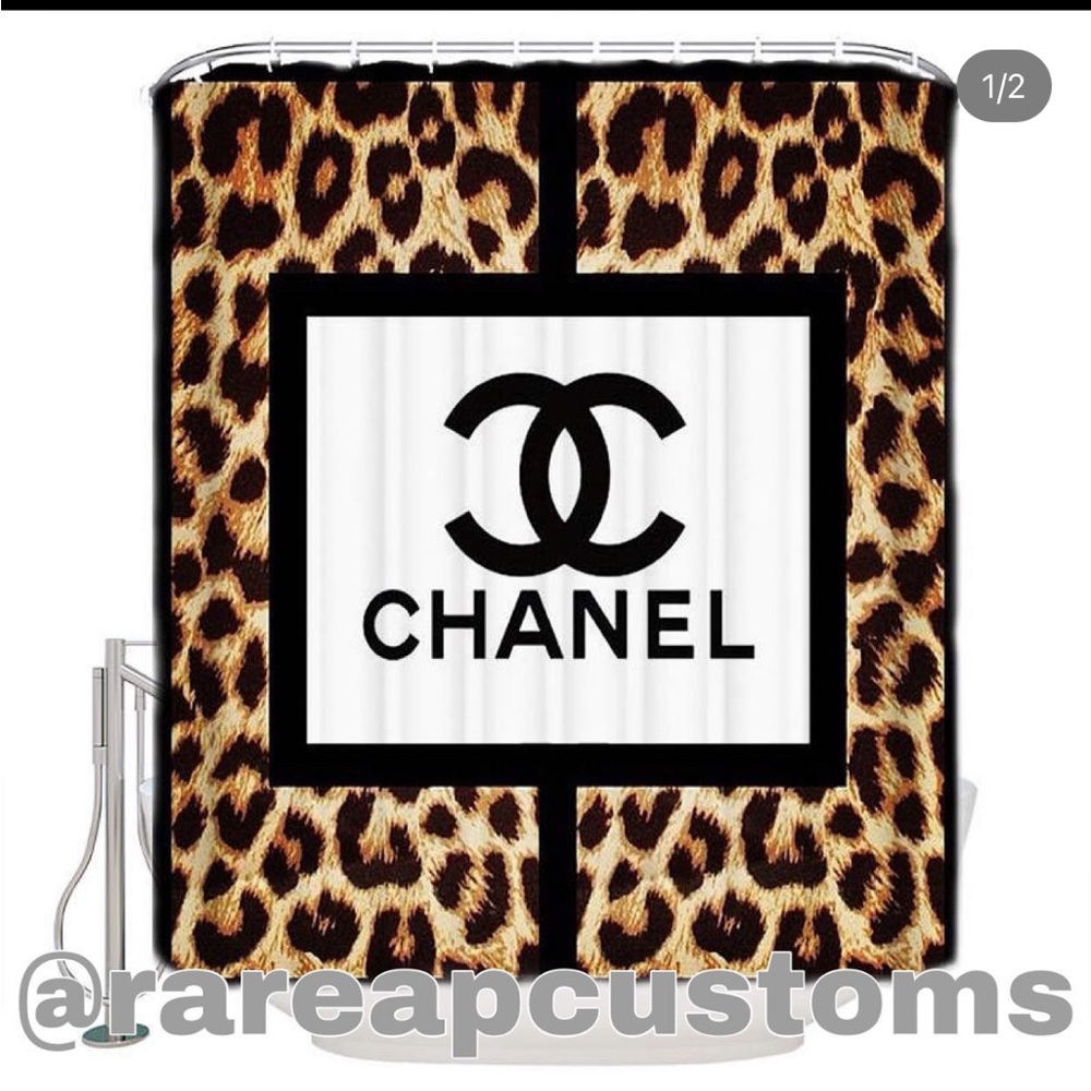 CC Leopard print shower curtain. Great quality and easy to clean